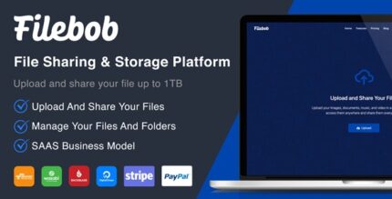 دانلود اسکریپت Filebob  اسکریپت آپلود سنتر و مدیریت فایل