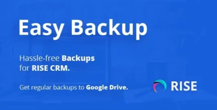 ادآن Easy Backup برای اسکریپت RISE CRM