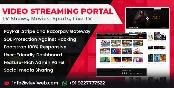 دانلود اسکریپت Video Streaming Portal